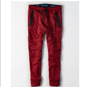 ae gridback fleece jogger pant